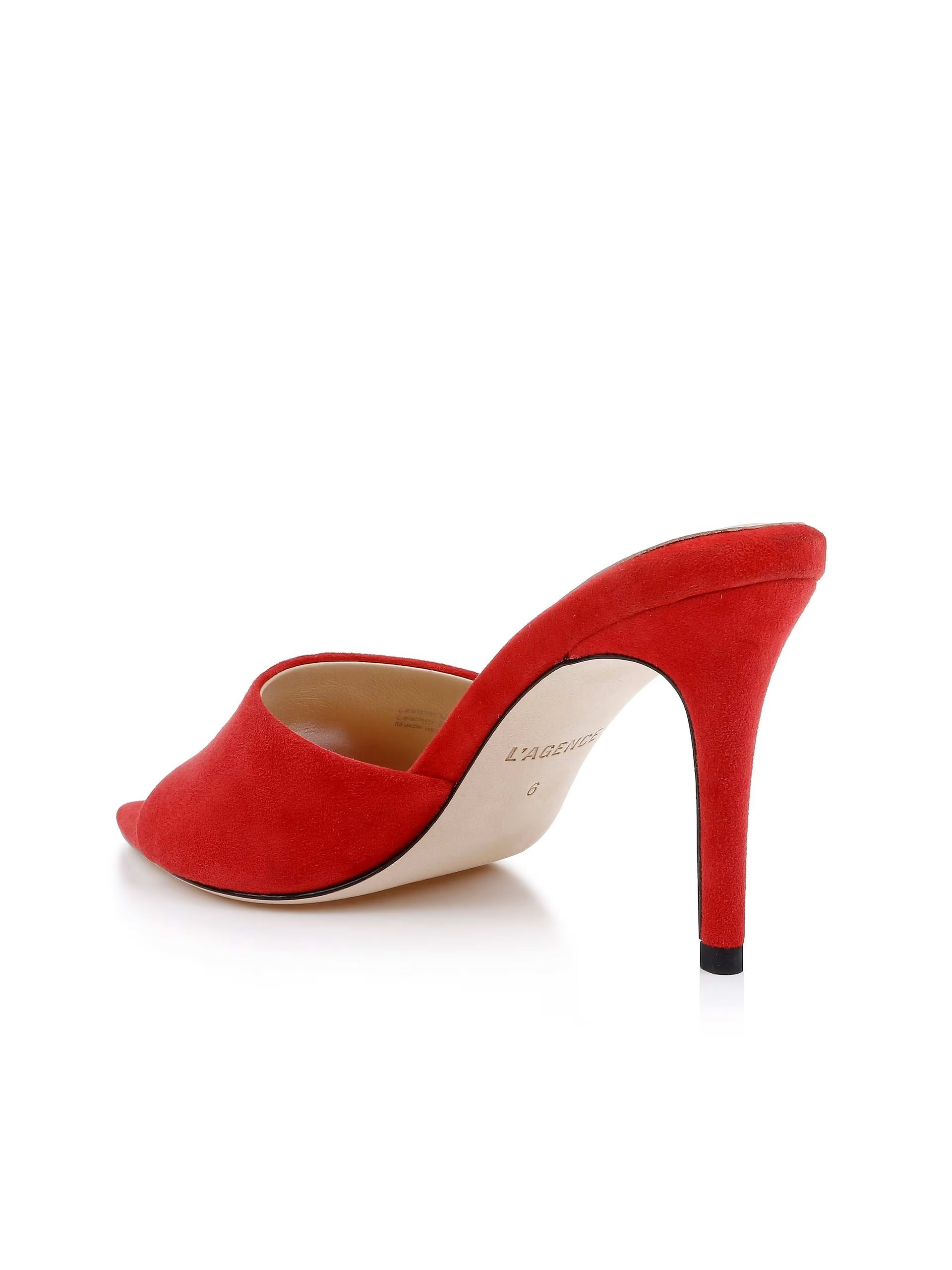 Mule ouverte en daim Lolita