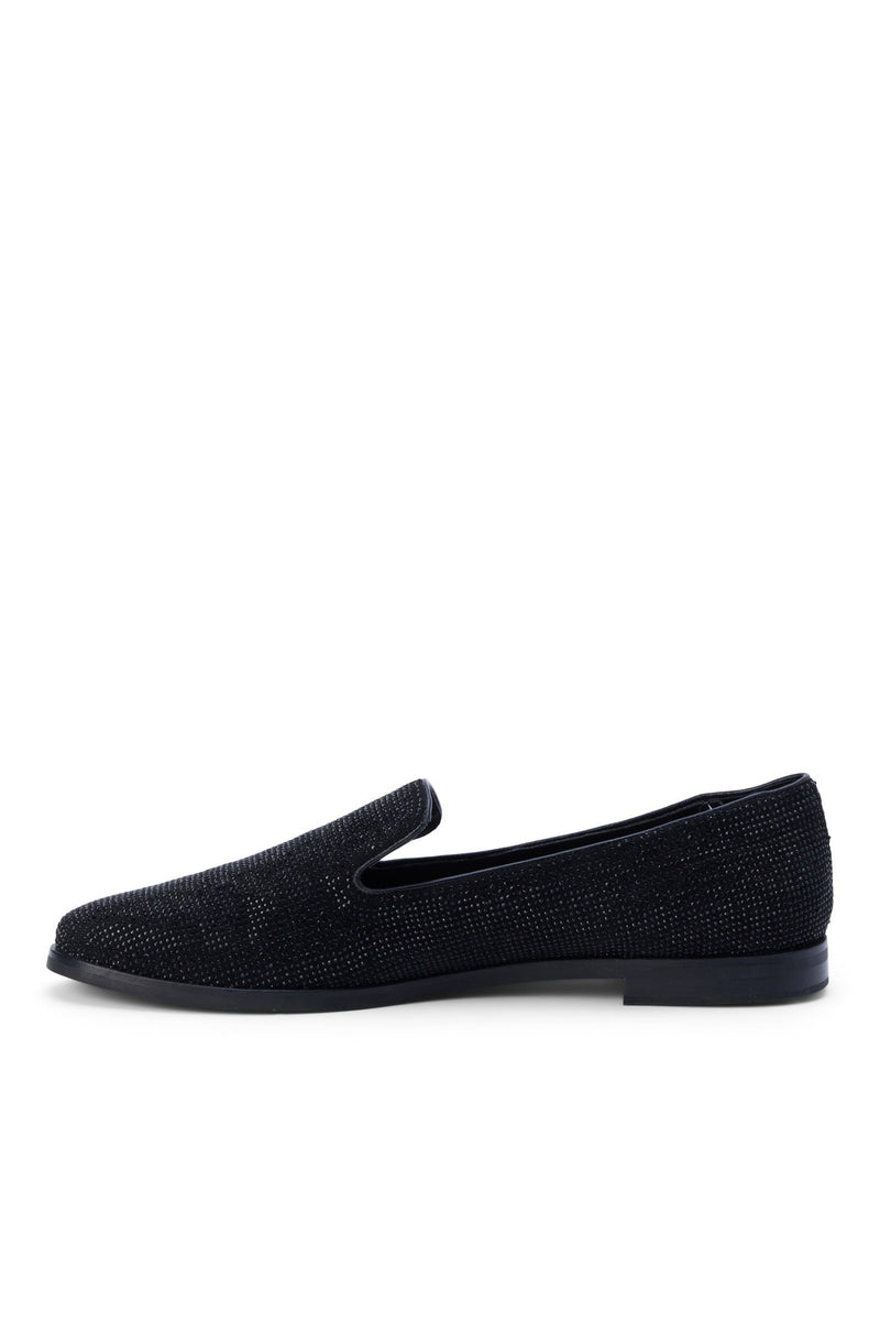 L'Agence Dominik Crystal Loafer Shoe