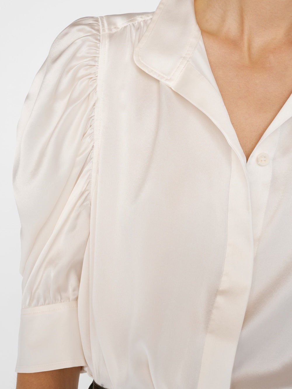 Frame Gillian Puffed Sleeves Top