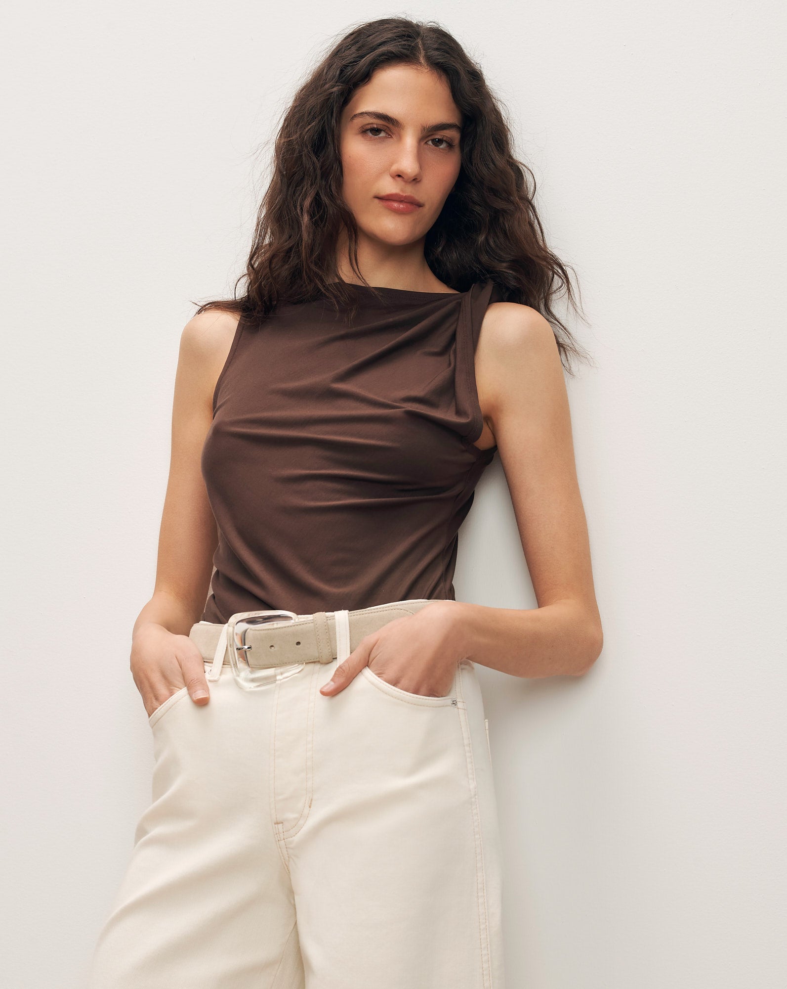 Haut Otessa Veronica Beard Marron