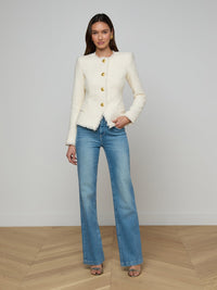 L'Agence Nerina Tweed Blazer