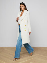 L'Agence Cooper Tweed Trench Coat