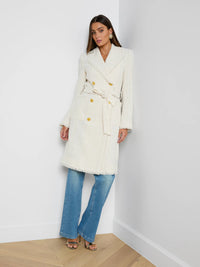 L'Agence Cooper Tweed Trench Coat