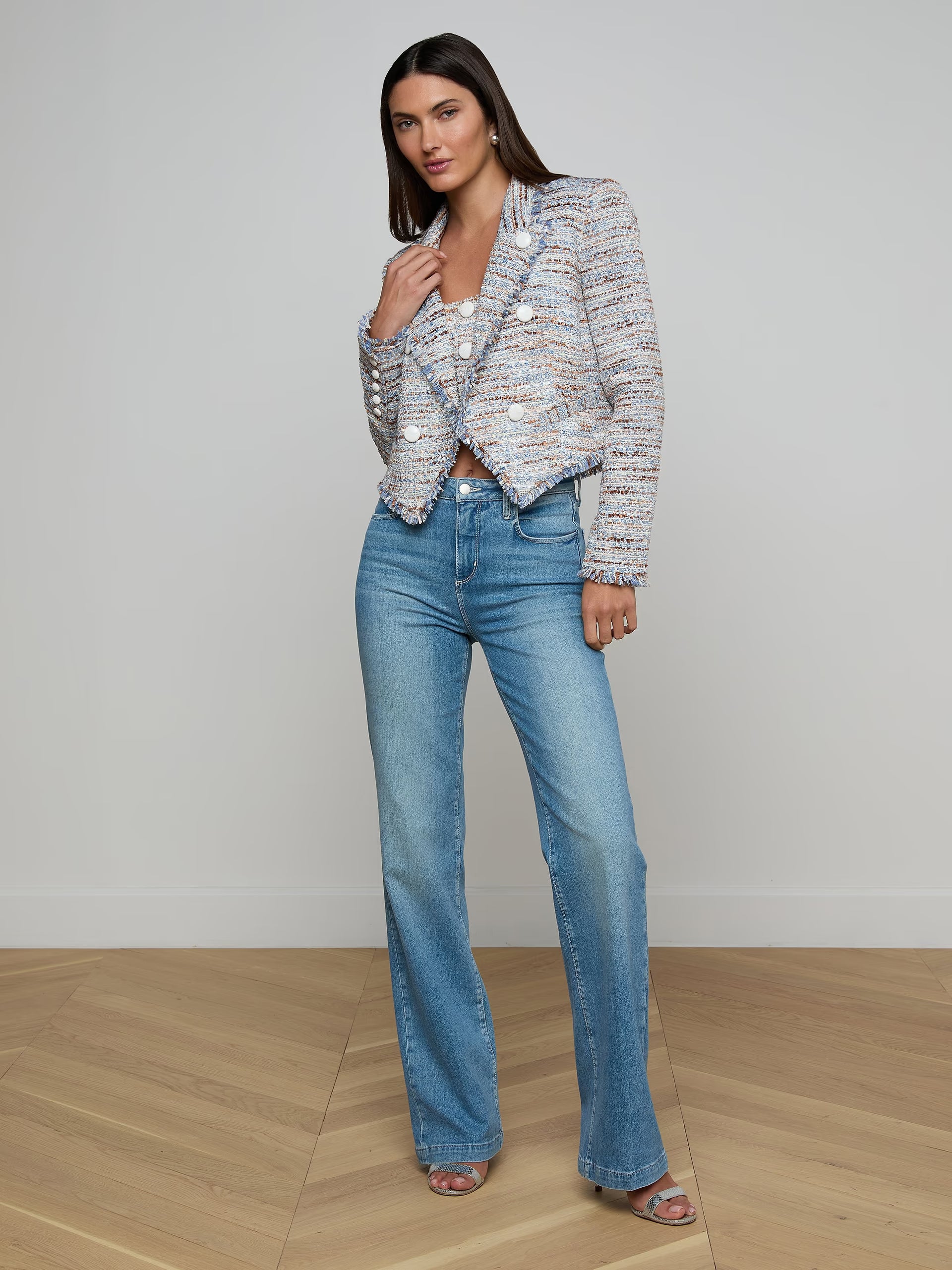 Blazer en tweed L'Agence Marv