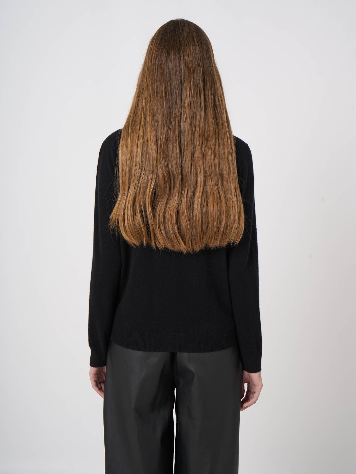 Gilet en maille de cachemire biologique Repeat - Noir