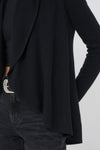 Repeat Open Organic Cashmere Cardigan With Shawl Neck