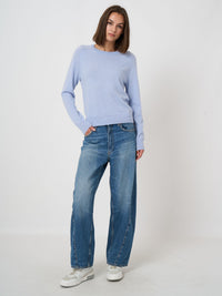 Pull en maille de cachemire biologique Repeat - Poussière