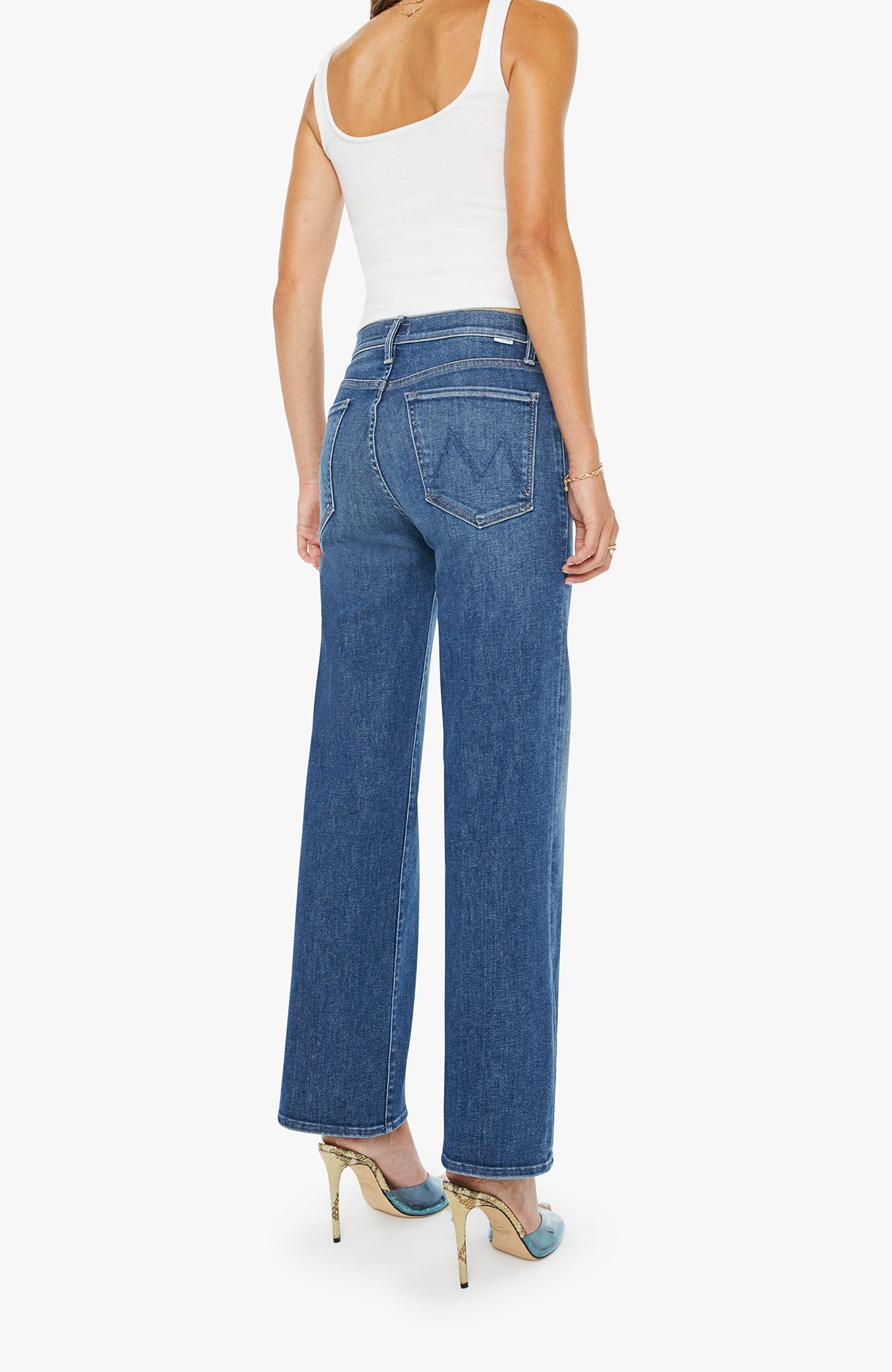 Mother The Mid Rise Rambler Zip Ankle - Catch my Drift