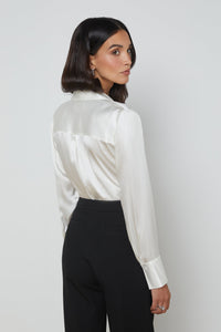 L'Agence Divya Silk Shirt