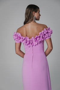 Catherine Regehr Off-shoulder Sunflower Gown