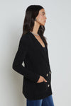 L'Agence Eileen Knit Boyfriend Cardigan Blazer