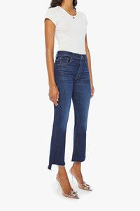 Mother The Insider Crop Step Fray Jean