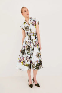 Robe Octavia Cara Cara Margaux Bloom Bleue