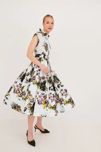 Robe Octavia Cara Cara Margaux Bloom Bleue
