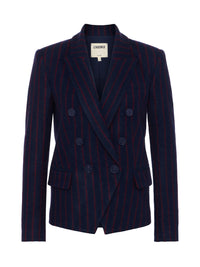 L'Agence Kenzie Pinstriped Blazer