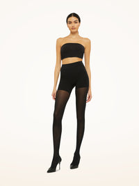 Wolford Tummy 66 Control Top Tights Black