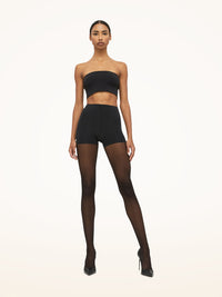 Wolford Control Dots Tights Black