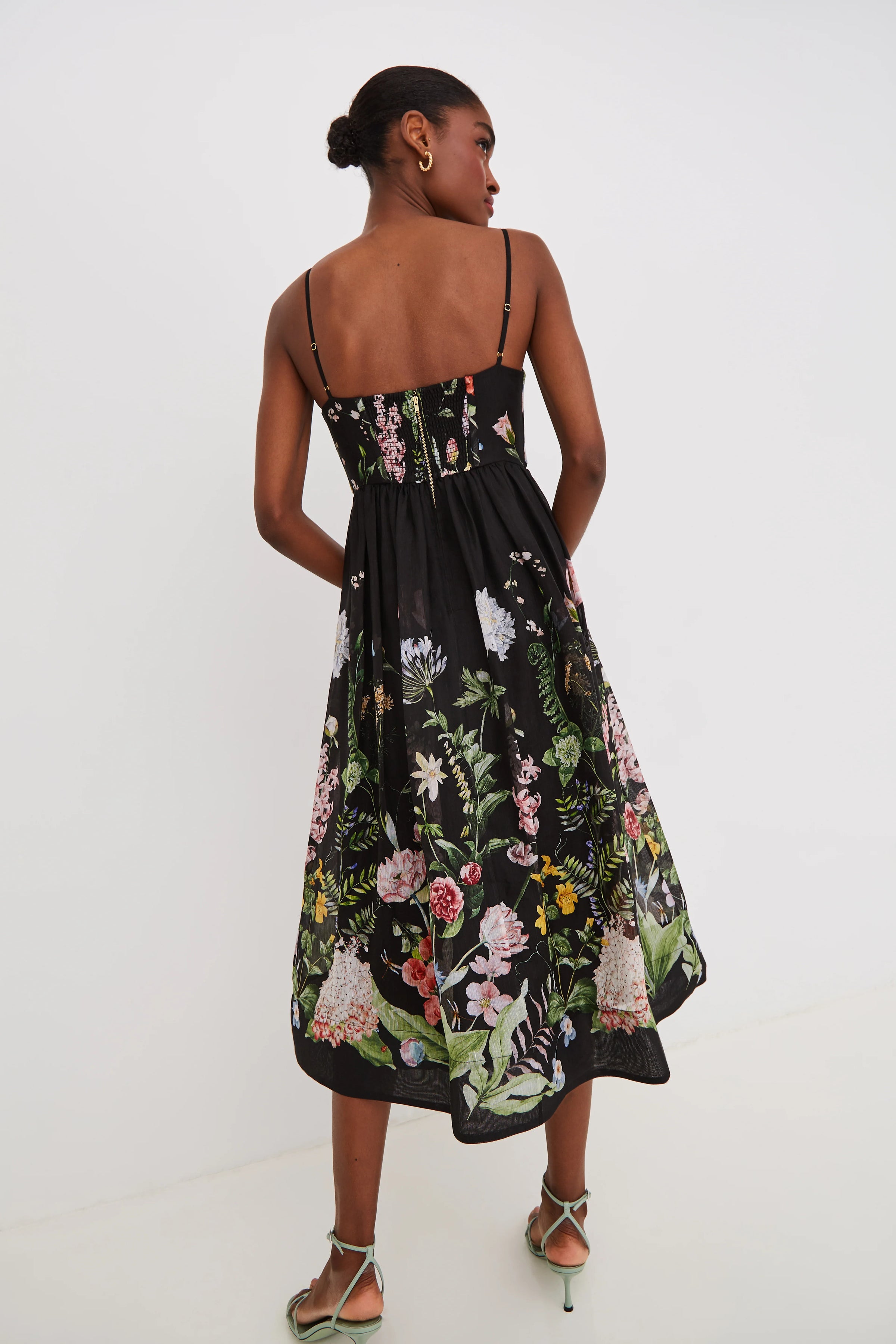 Robe Midi Pero Cara Cara Bloomsfield Noire