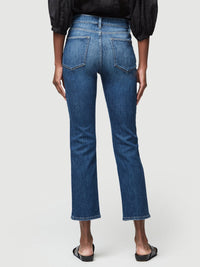 Frame High Rise Slim Straight 7/8 Jean