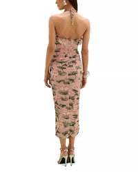 PatBO Lotus Midi Dress Light Pink