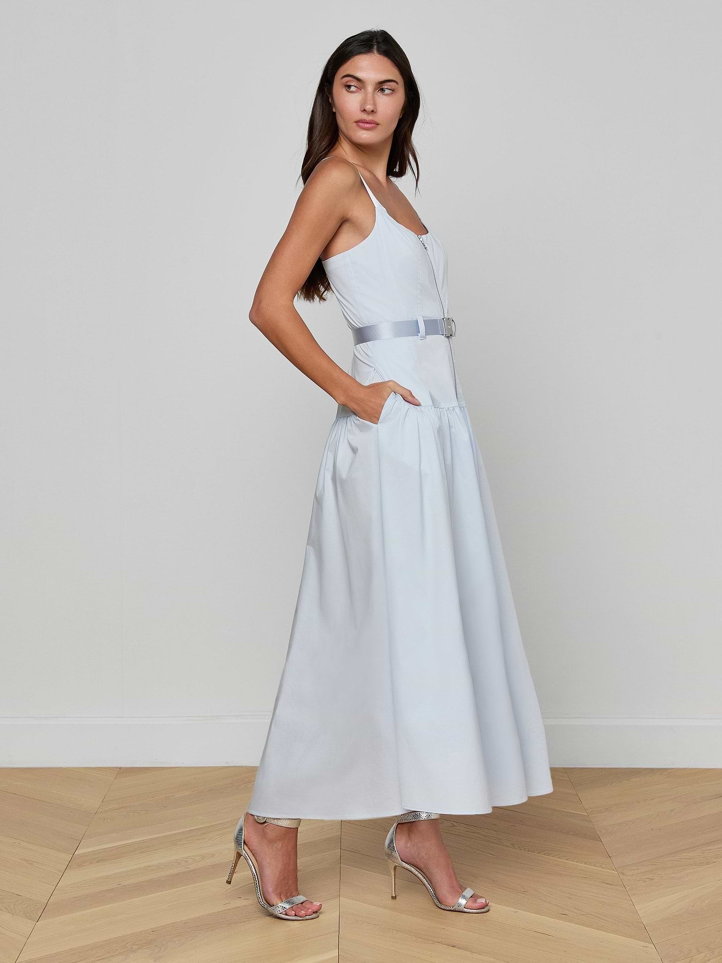Robe L'Agence Rima Pale Mist Blue
