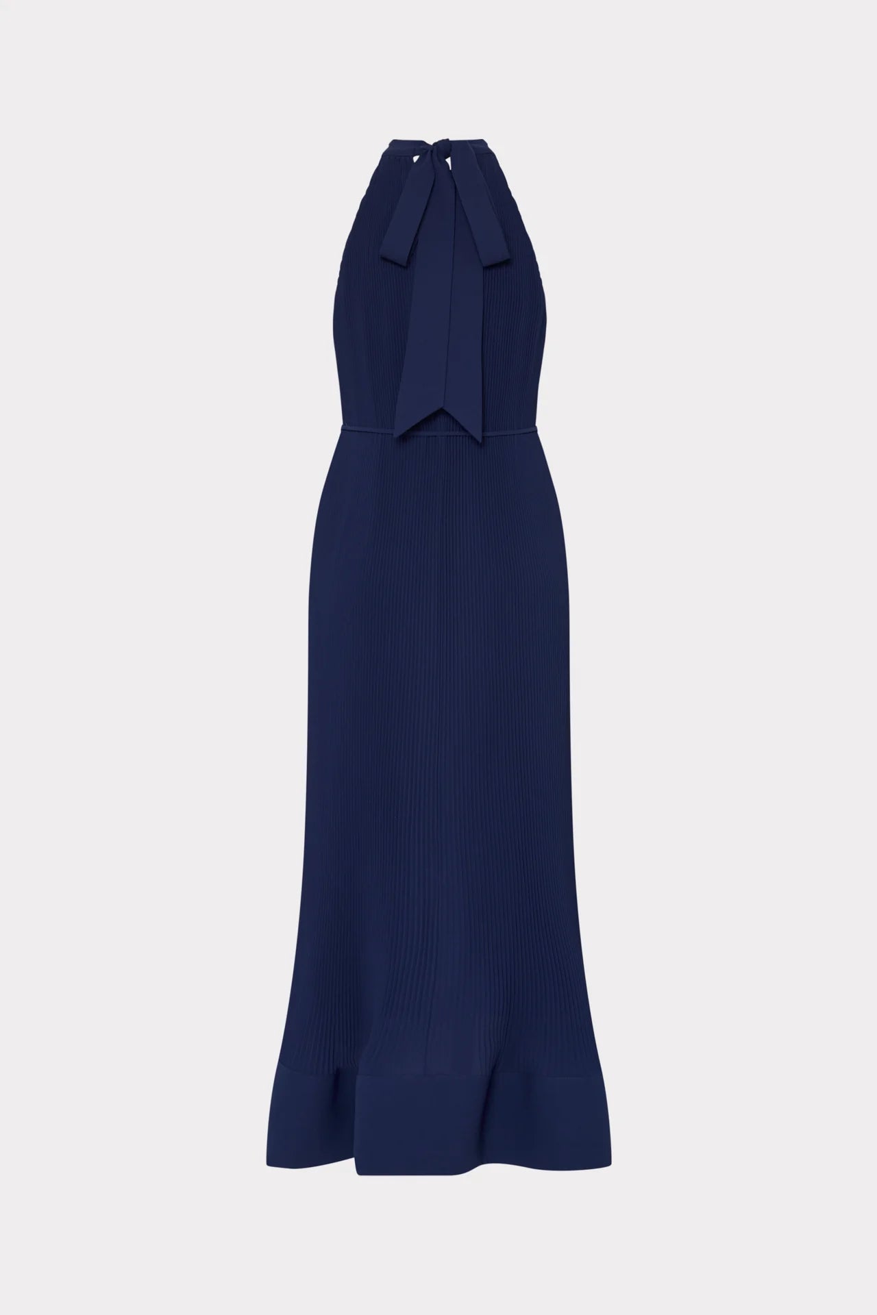 Robe midi plissée Milly Nalani Marine