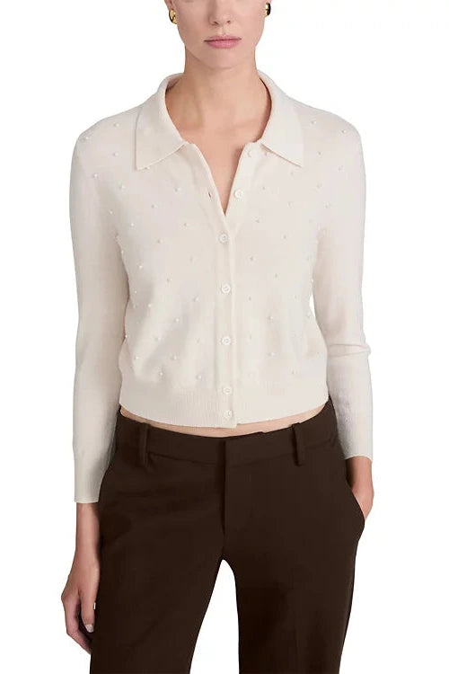 Frame Le cardigan Pearl crème