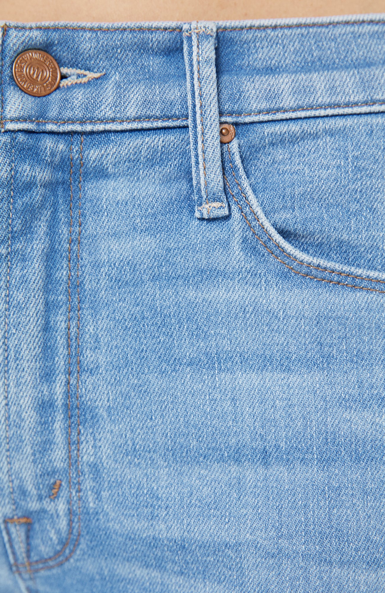 Mother Jean The Mid Rise Dazzler Crop Fray Satisfy Your Cravings