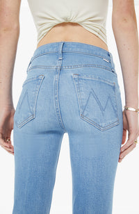 Mother Jean The Mid Rise Dazzler Crop Fray Satisfy Your Cravings
