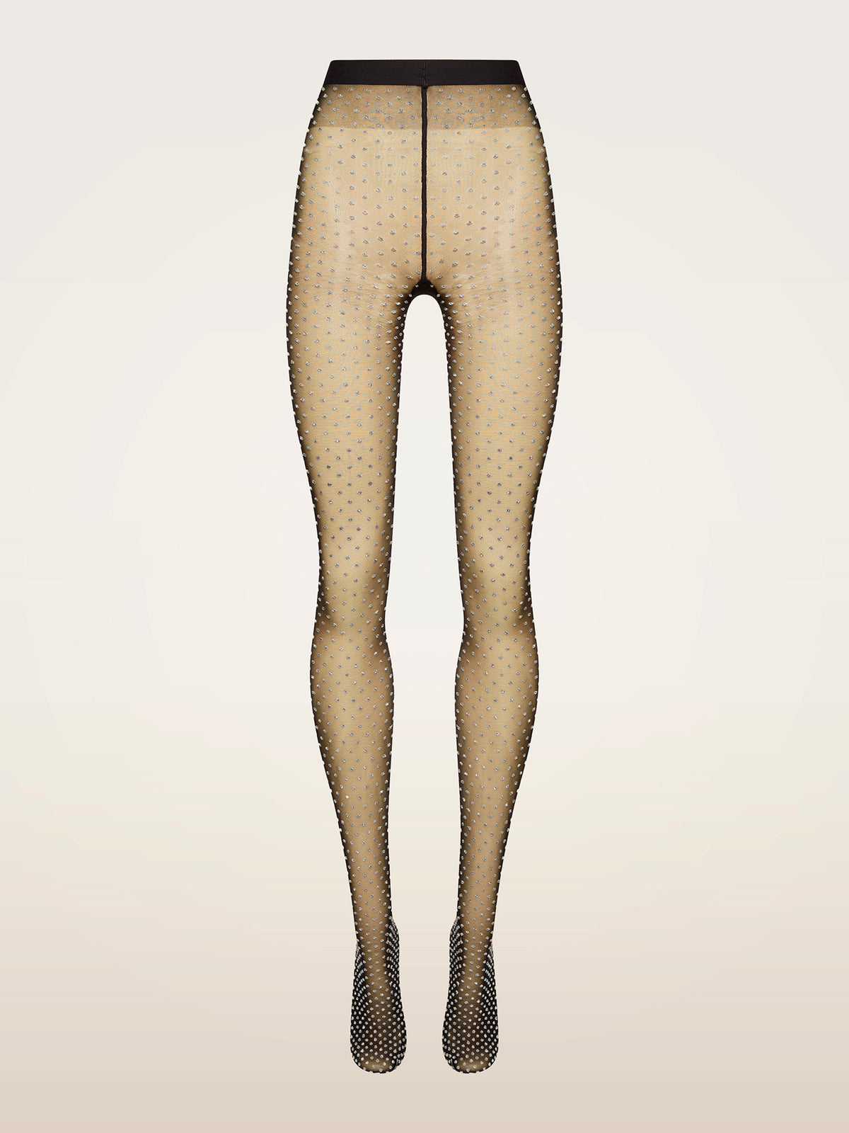 Wolford Shimmer Dots Tights Black/Silver