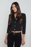 L'Agence Kumi Cropped Jacket Blazer