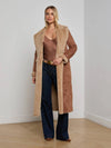 L'Agence Citron Faux Fur Maxi Coat