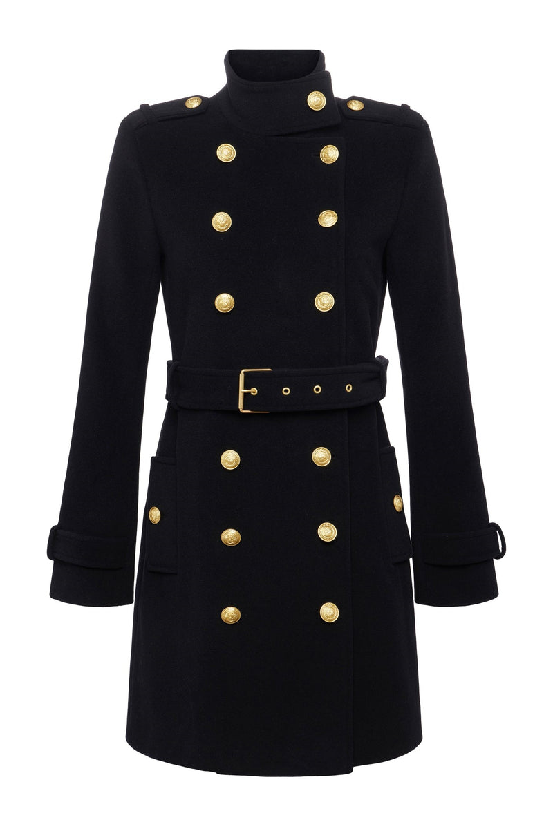 L'Agence Nalini Long Military Coat