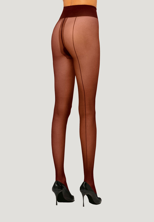 Wolford Individual 10 Back Seam Tights