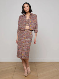 L'Agence Jia Tweed Jacket
