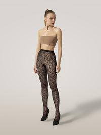 Wolford Reptile Net Tights