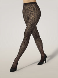 Wolford Reptile Net Tights