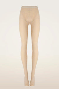 Wolford Infinite Rose Net Tights Deep Night