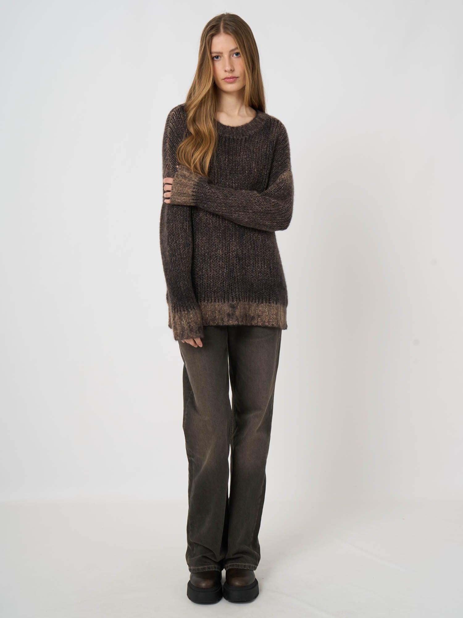 Pull en maille de cachemire et soie Repeat - Chital