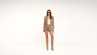L'Agence Dionne Short Mota/Light Gold
