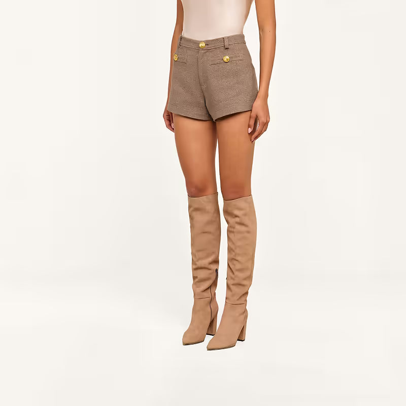 L'Agence Dionne Short Mota/Light Gold