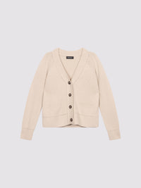 Repeat Wool-Cashmere Buttoned Cardigan