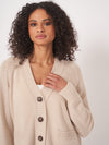 Repeat Wool-Cashmere Buttoned Cardigan