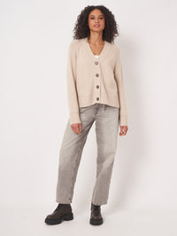 Repeat Wool-Cashmere Buttoned Cardigan