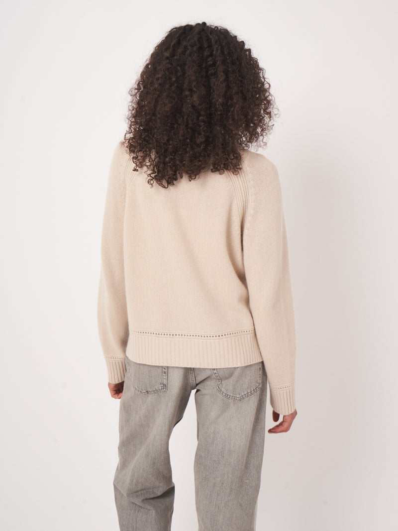 Repeat Wool-Cashmere Buttoned Cardigan