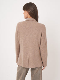 Repeat 200294-1723 cardigan en maille de laine et cachemire Sable