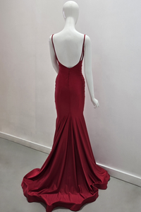 Jessica Angel Spaghetti Crossover Front Gown