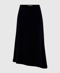 Twinset Midi Skirt With Oval T Chain