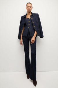 Veronica Beard Gracie Belted Denim Pant