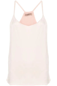 Twinset Satin spaghetti Straps Tank